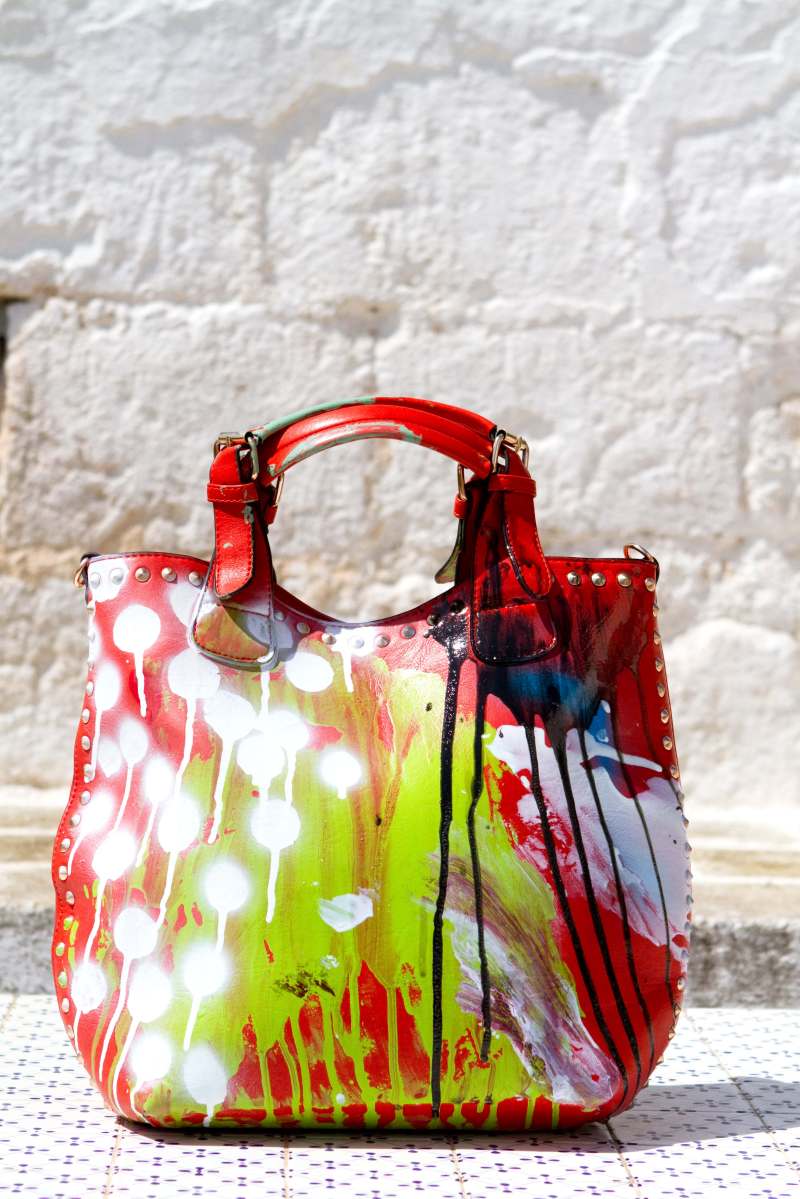 Grandmother Bag Collection #2, 2013 graffiti bag. unique size, unique piece