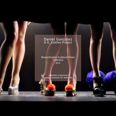 Daniel González D.G. Clothes Project, Bastardisation Sculpture Shoes Collection, 2014