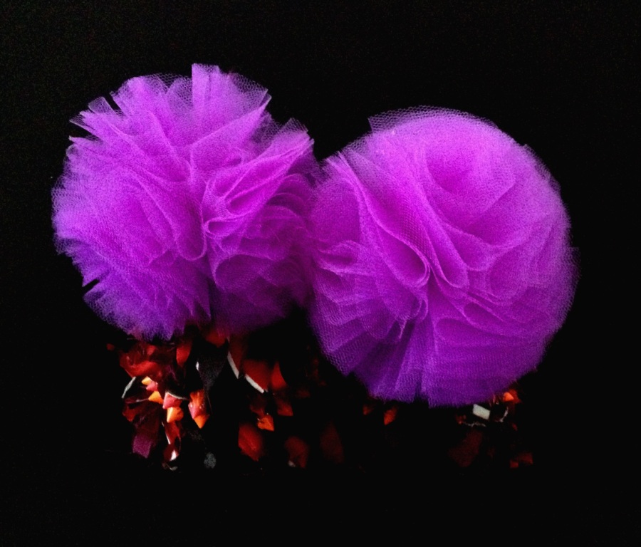 Criminal Aesthetic Fashion #12, 2013 cotton texture, studs, pon pon, size n38 / 8, unique piece