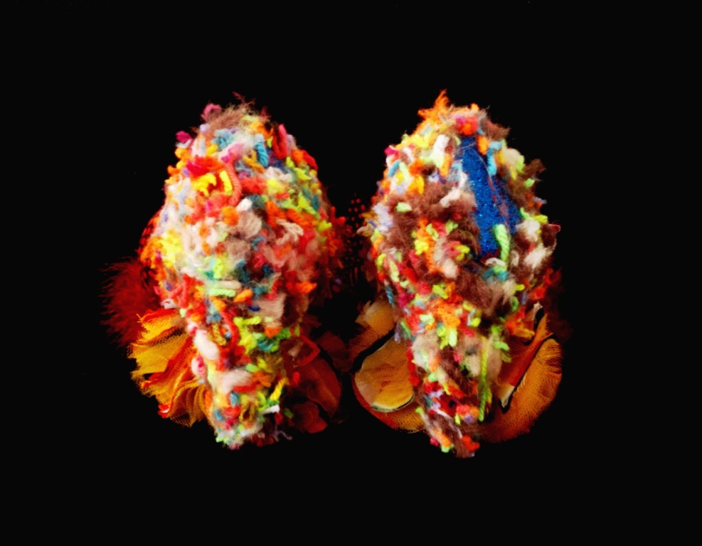 Criminal Aesthetic Fashion #21, 2013, wool, paillettes decoration and plumes, size n38 / 7, unique piece