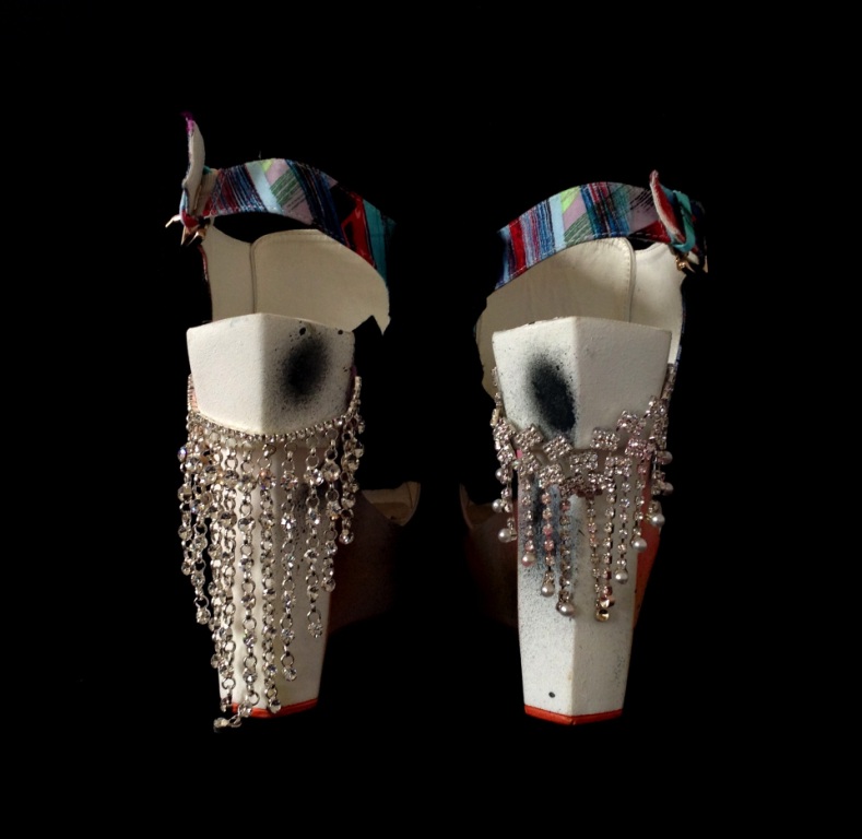 Criminal Aesthetic Fashion #23, 2013, felt, bijou and spray, size n38 / 7, unique piece