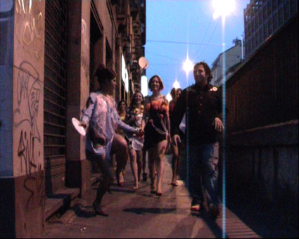 Sono incazzato nero e tutto questo non lo voglio più, performance frame, Viafarini, Milan, 2006