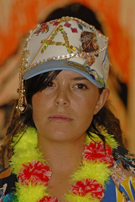 Strip Tradition Gringo Aguante Carajo, performance frame, Zona Maco, México City, 2006