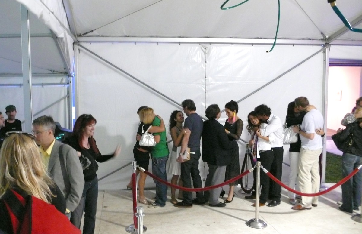 In you I taste God, performance, Pulse Art Show, Miami, 2008