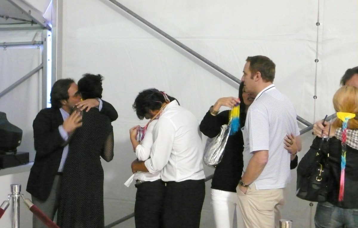 In you I taste God, performance, Pulse Art Show, Miami, 2008