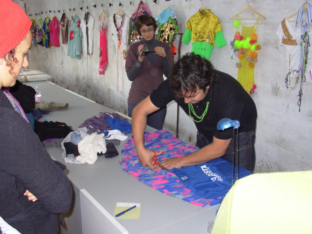 My Clothes, performance & workshop, Manifesta 7, Rovereto / Bolzano, 2008