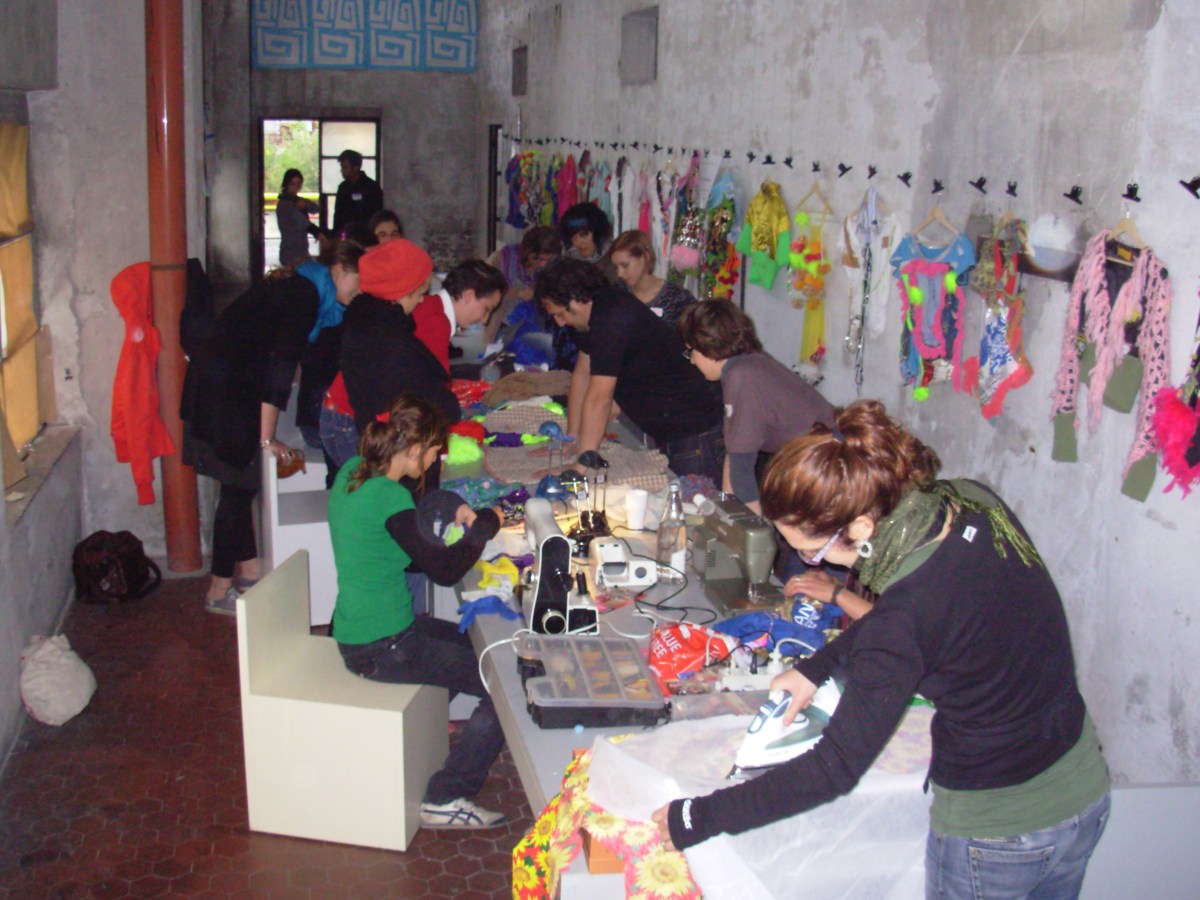 My Clothes, performance & workshop, Manifesta 7, Rovereto / Bolzano, 2008