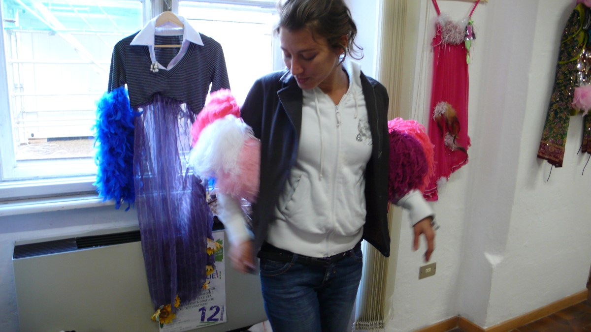 My Clothes, performance & workshop, Manifesta 7, Rovereto / Bolzano, 2008