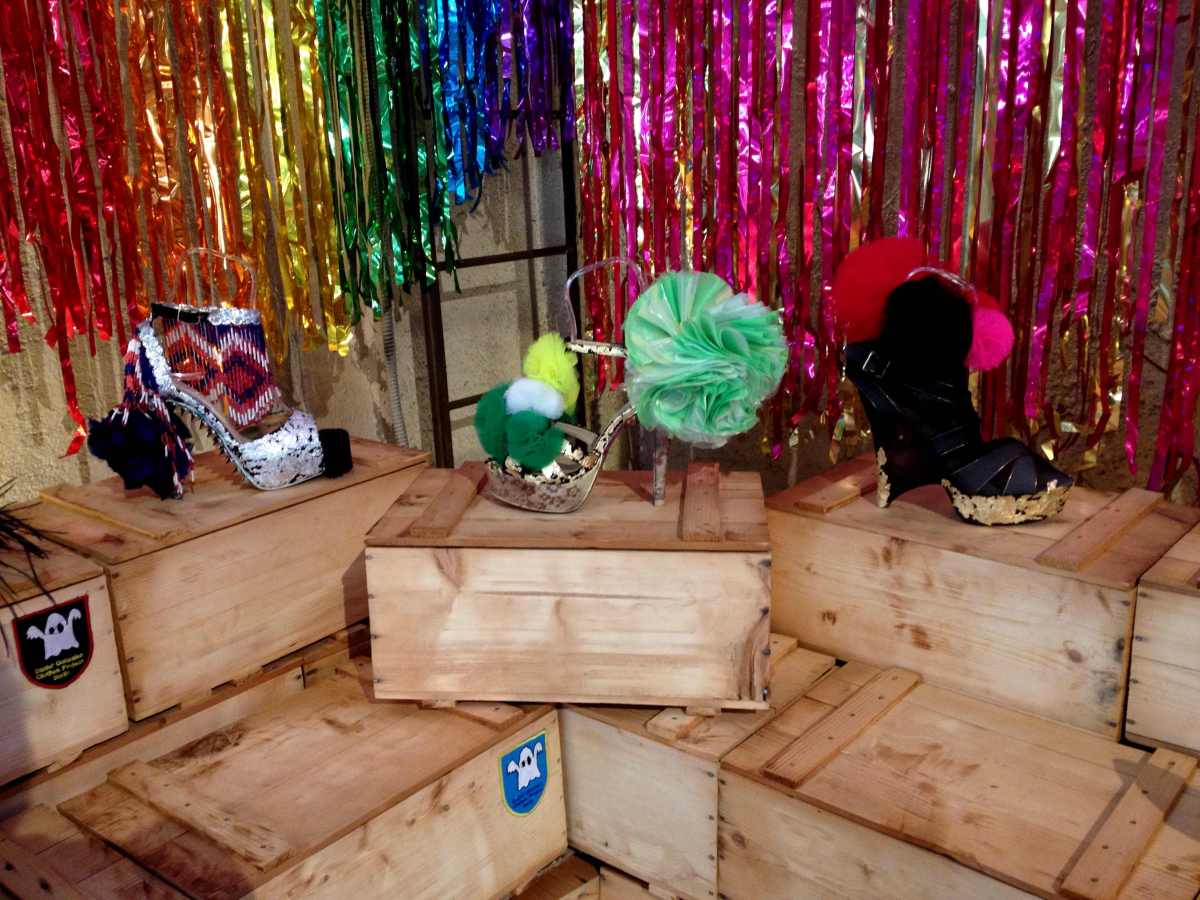 Bastardisation Sculpture Shoes Collection, installation view, Milan Design Week, 2014