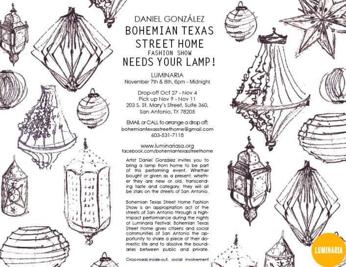 Daniel González D.G. Clothes Project, Call for Lamps, Luminaria 2014