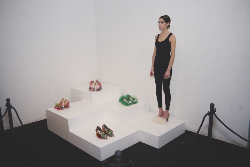 Daniel González D.G. Clothes Project, Aaaaaaahhh Anthology of a Liar, display corner, Marsèll, Feb 2015, Ph Talitha Dittfeld