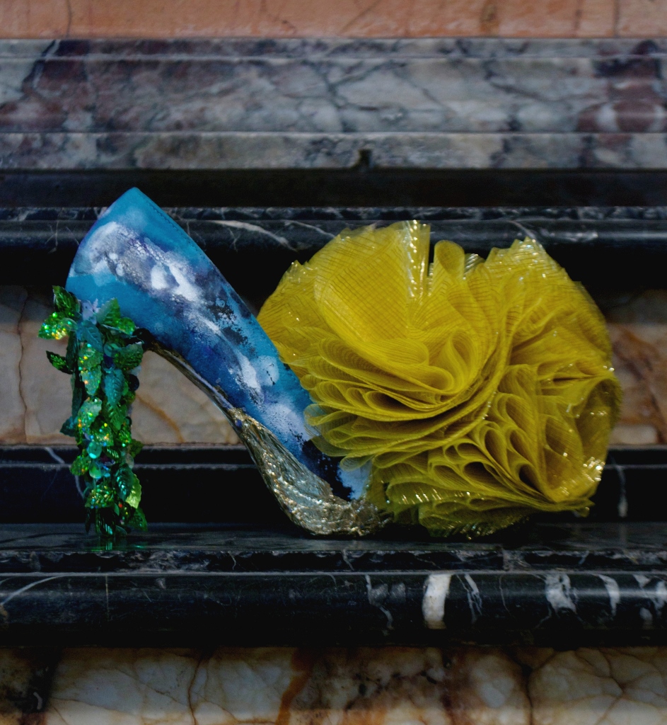 Daniel González D.G. Clothes Project, Cut-Up Sculpture Shoes Collection #1, 2015, size 38 - unique piece