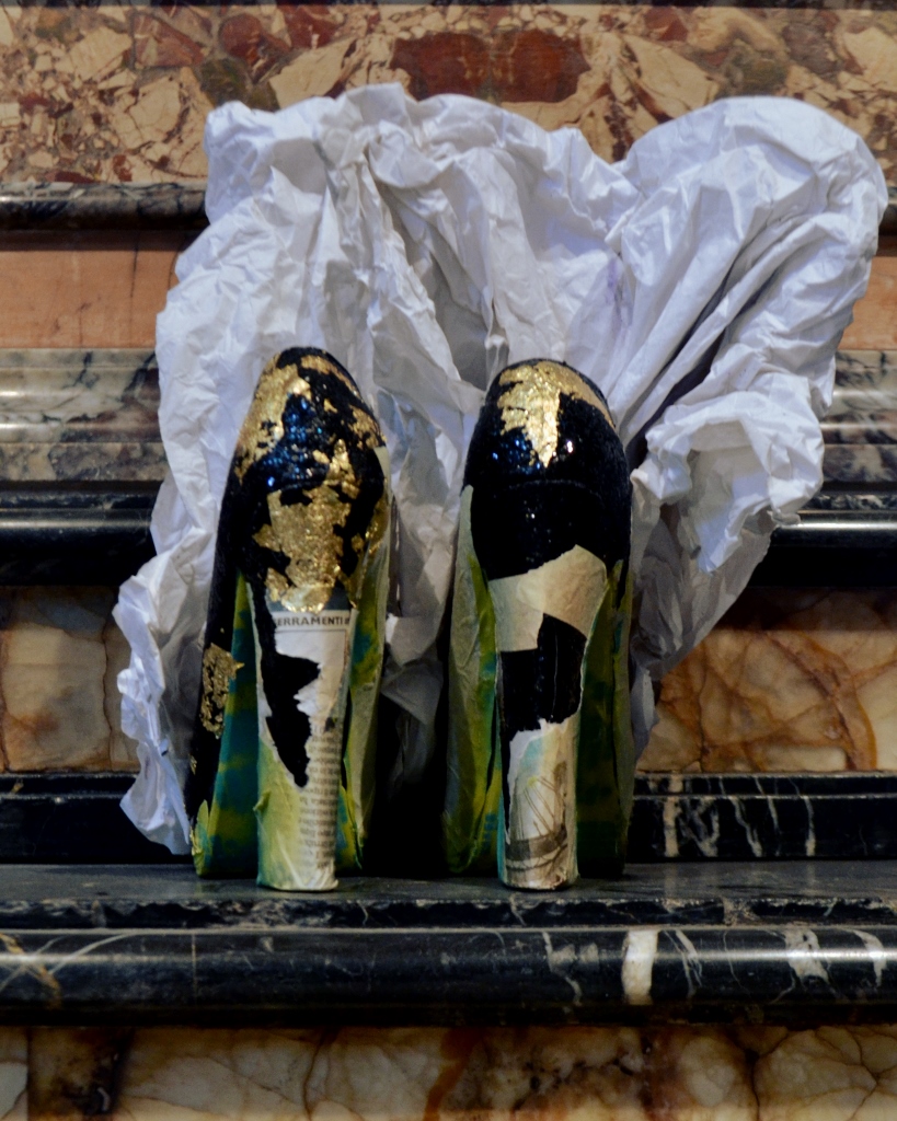 Cut-Up Sculpture Shoes Collection #3, 2015, size 37 - unique piece