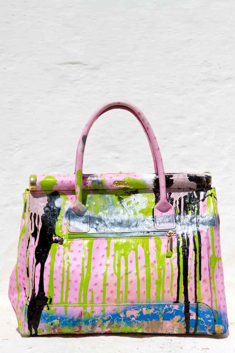 Grandmother Bag Collection #6, 2013 graffiti bag. unique size, unique piece