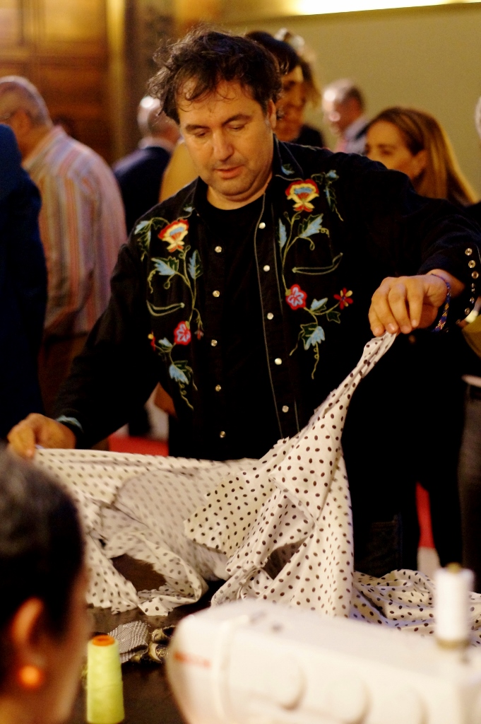 Portrait Fashion Factory, performance live factory, Rome, 2015