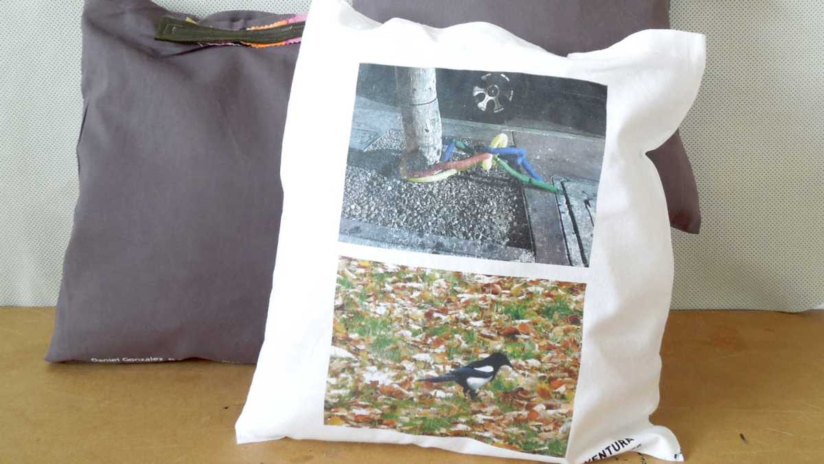 D.G. Clothes Project for VP, 2017, unique one-off shopper bags