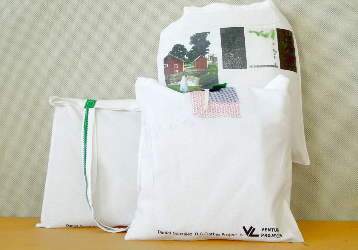 D.G. Clothes Project for VP, 2017, unique one-off shopper bags