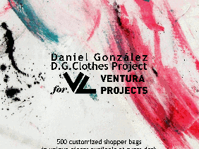 Daniel González D.G. Clothes Project for Ventura Projects, color on white
