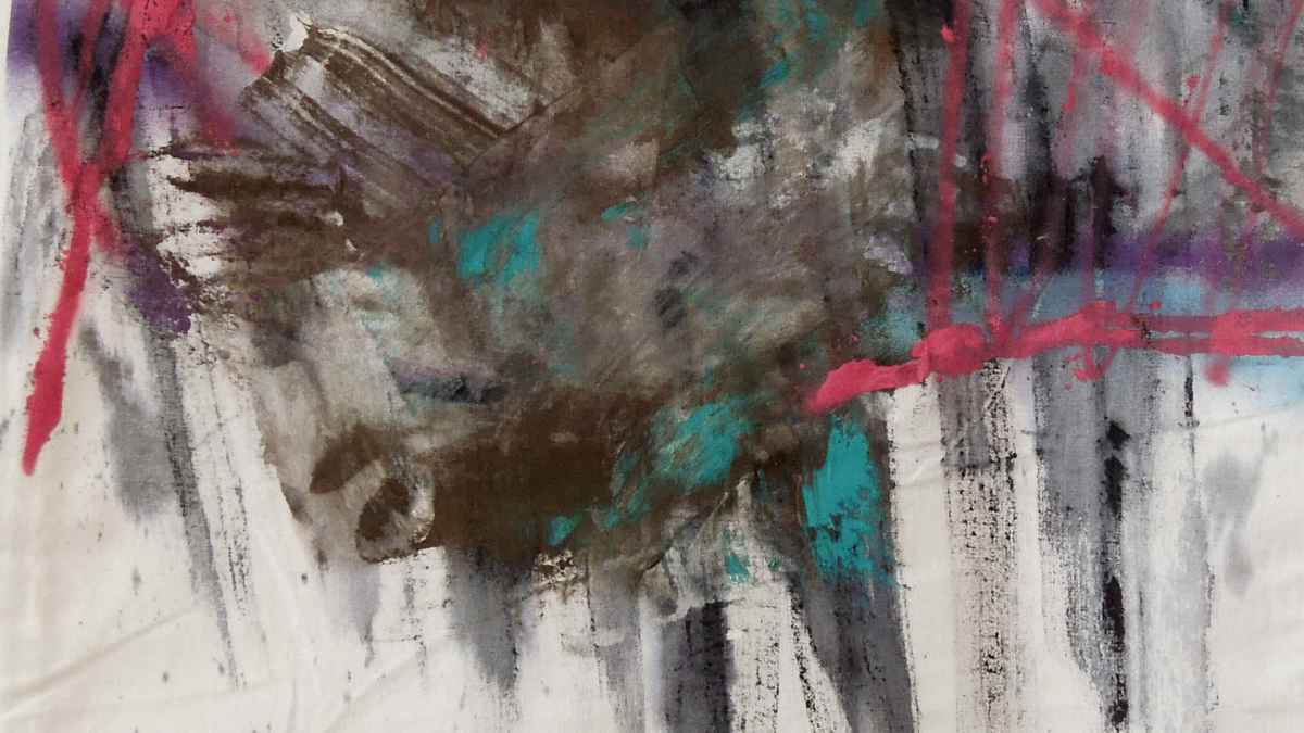 TEST series: color in action, 2017, unique piece, detail