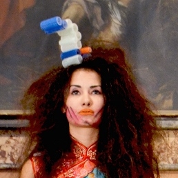 from "Portrait Fashion Factory" performance, 2015, Rome, Ph Malaguti