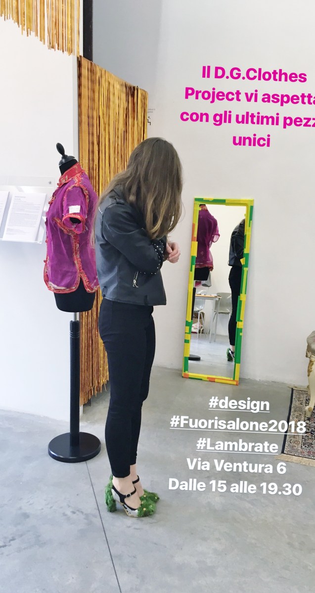 D.G.Clothes Project experience, pop-up shop, Milano-Lambrate 2018